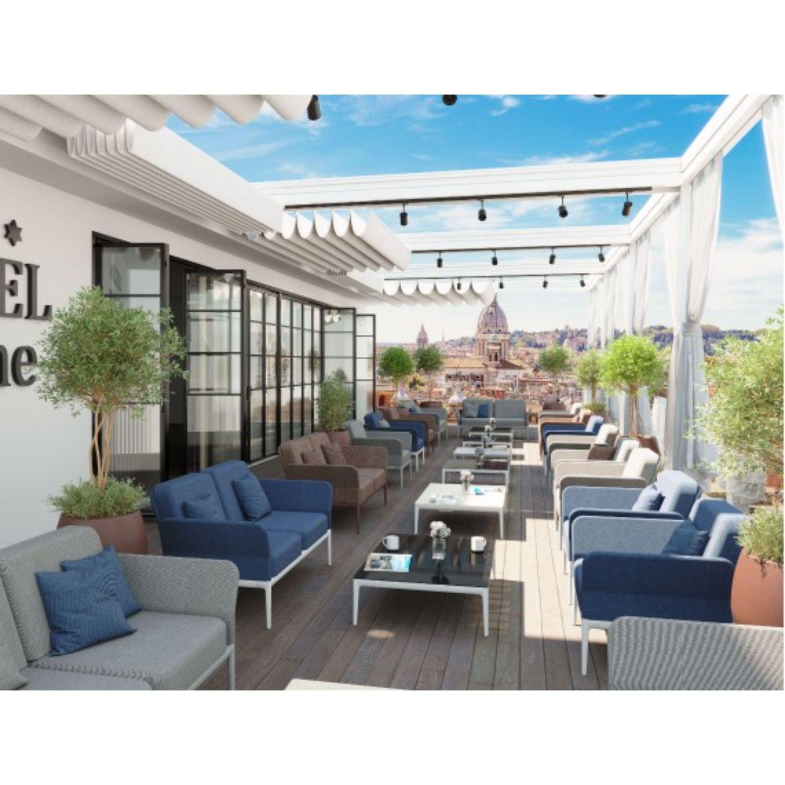 Postmoderne Couvercle canapé modulaire crème Central de MOWEE en vente