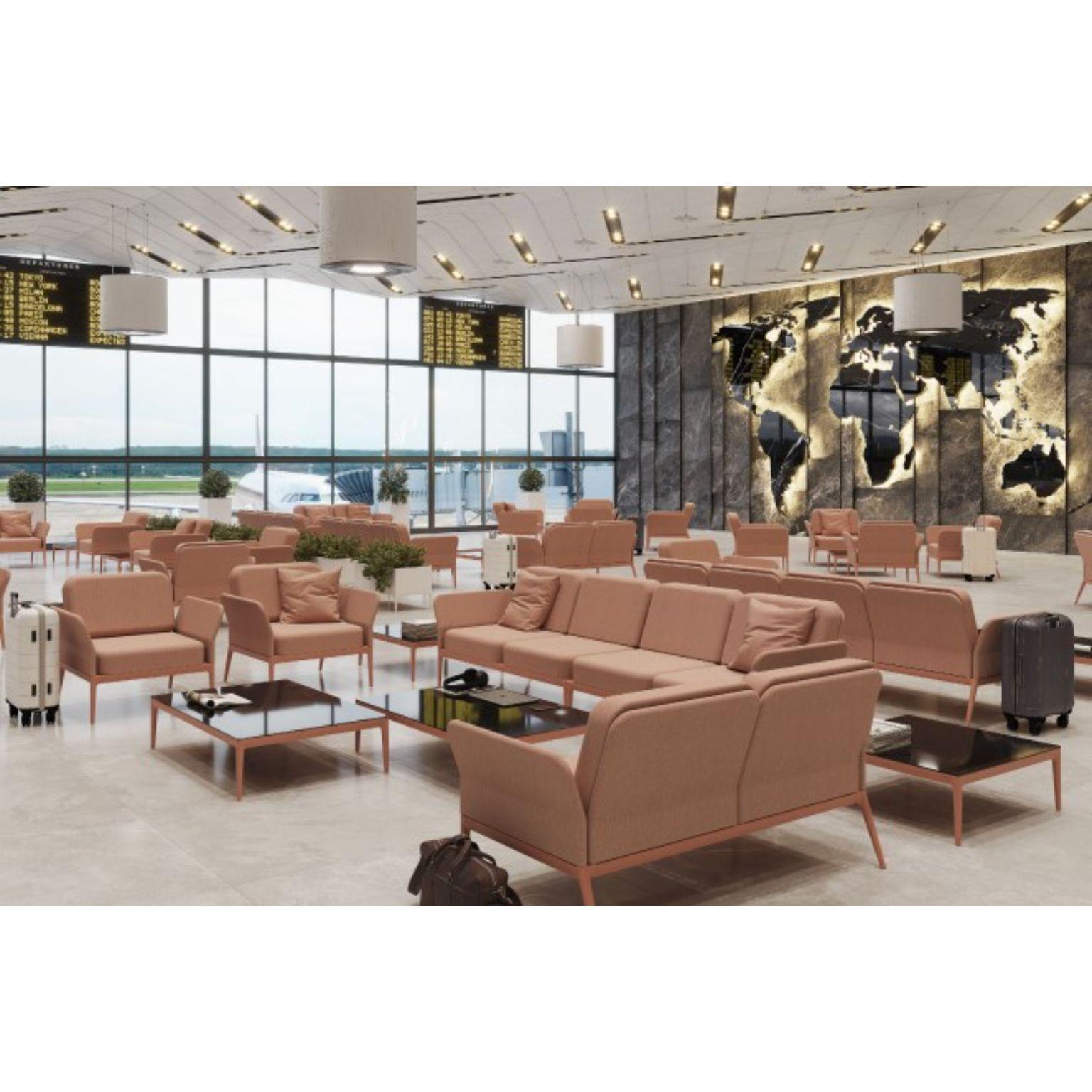 Espagnol Couvercle canapé modulaire crème Central de MOWEE en vente