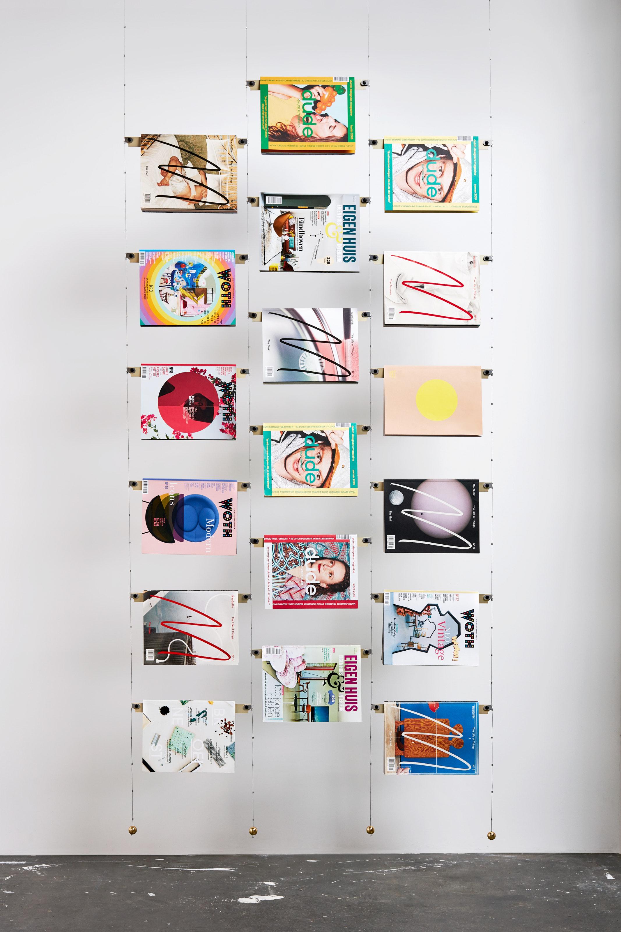 XXIe siècle et contemporain Rideau de rideau, séparateur de pièce/étagère à livres, 4 lignes + 18 règles par Vantot en vente