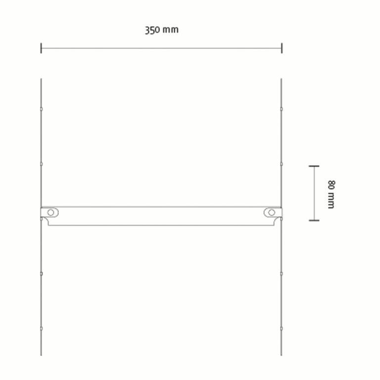 Cover Curtain, a Room Separator/Bookshelf, 4 Lines+18 Rulers by Vantot For Sale 4