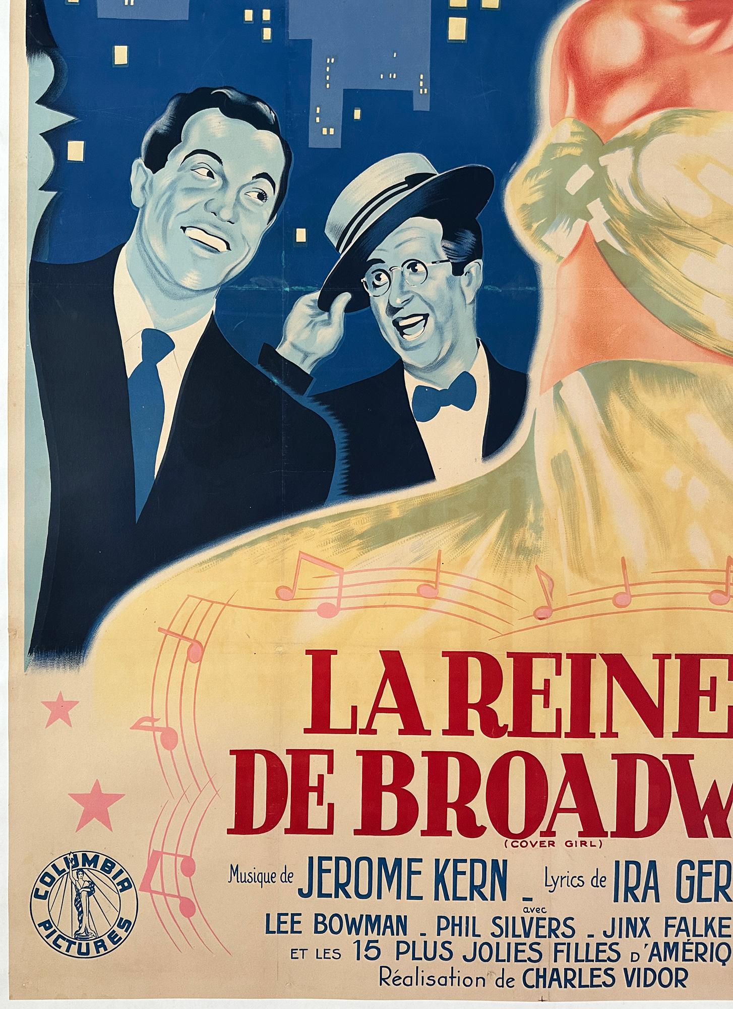 Lino Cover Girl 1947 Grande Film Francese Poster, Guy Gerard Noel in vendita