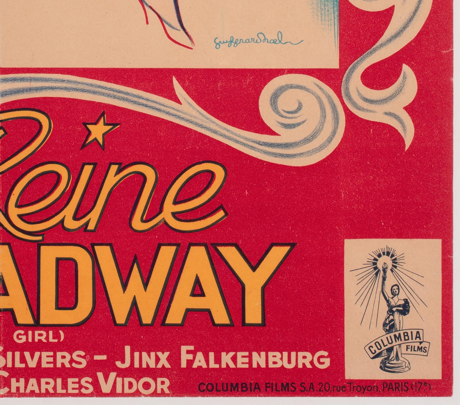 Póster de la película francesa Moyenne de los años 50, Guy Gerard Noel en venta 2