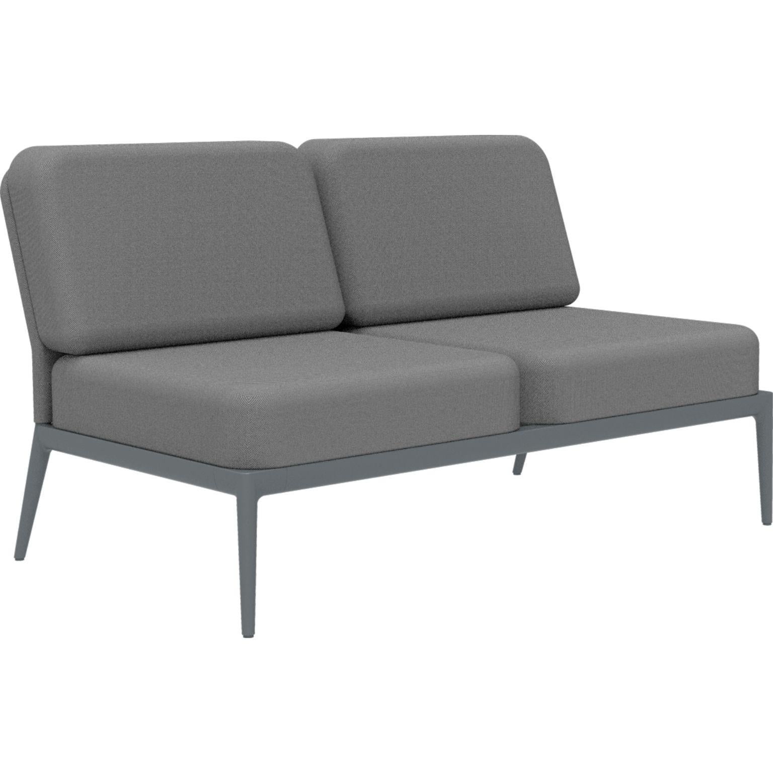 Cover Grey Double Central modular sofa by MOWEE
Dimensions: D83 x W136 x H81 cm (seat height 42 cm).
Material: Aluminum and upholstery.
Weight: 27 kg.
Also available in different colors and finishes.

An unmistakable collection for its beauty