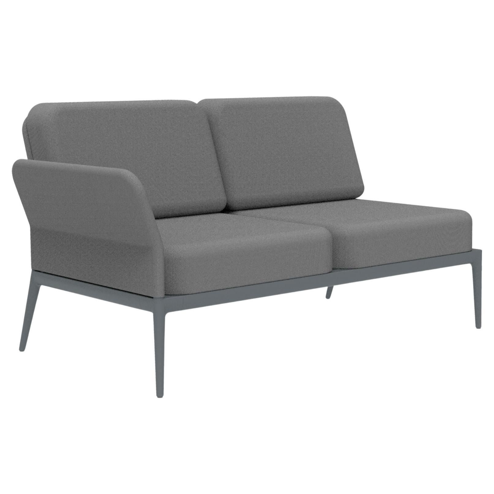 Cover Grey Double Right Modular Sofa by MOWEE For Sale