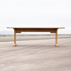 Handcrafted Shaker-Inspired Hancock Dining Table in Oak by Frank Buschmann