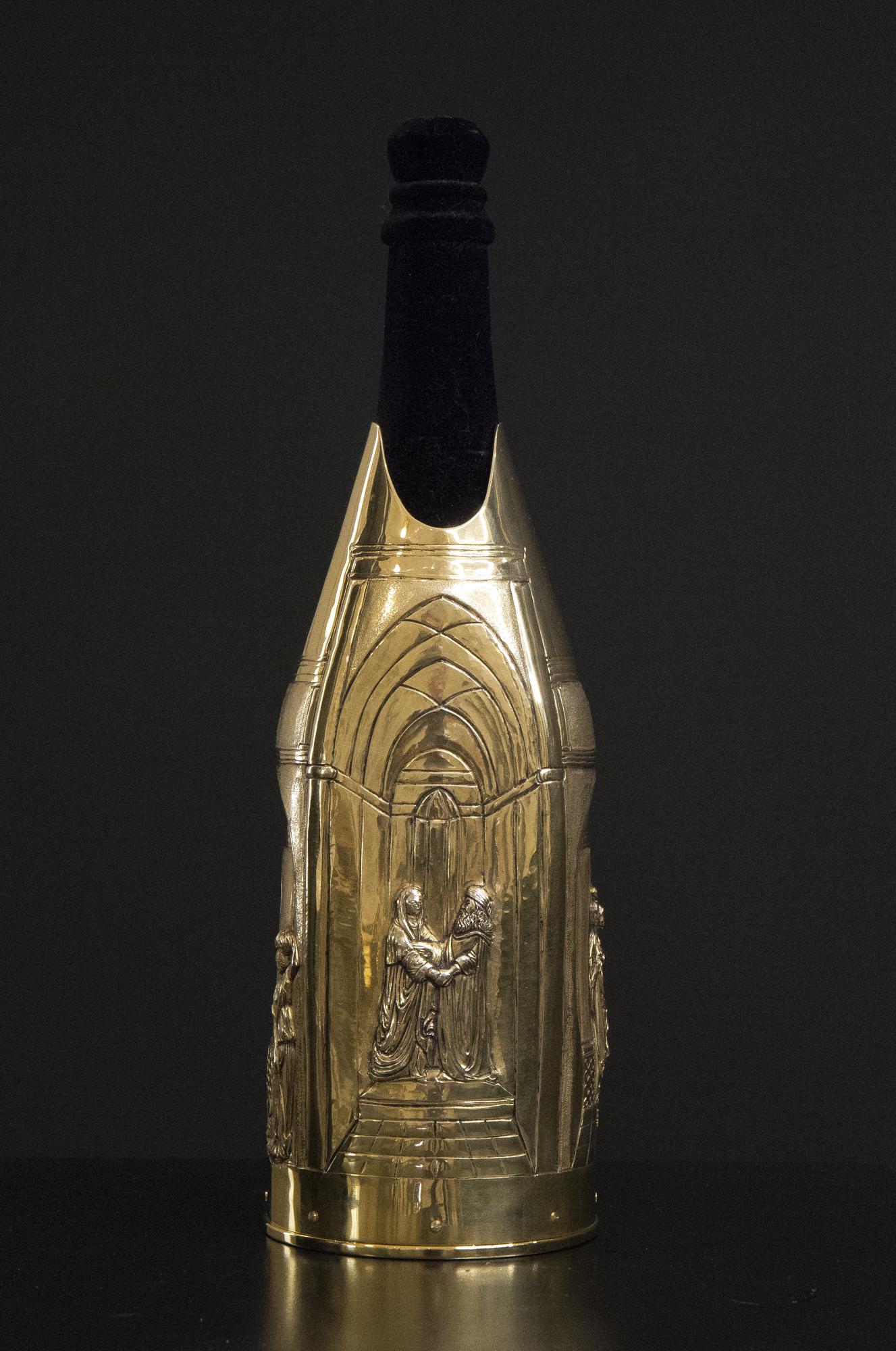 K-over Champagner, Tür des Paradieses, massives reines italienisches Silber  (Renaissance) im Angebot