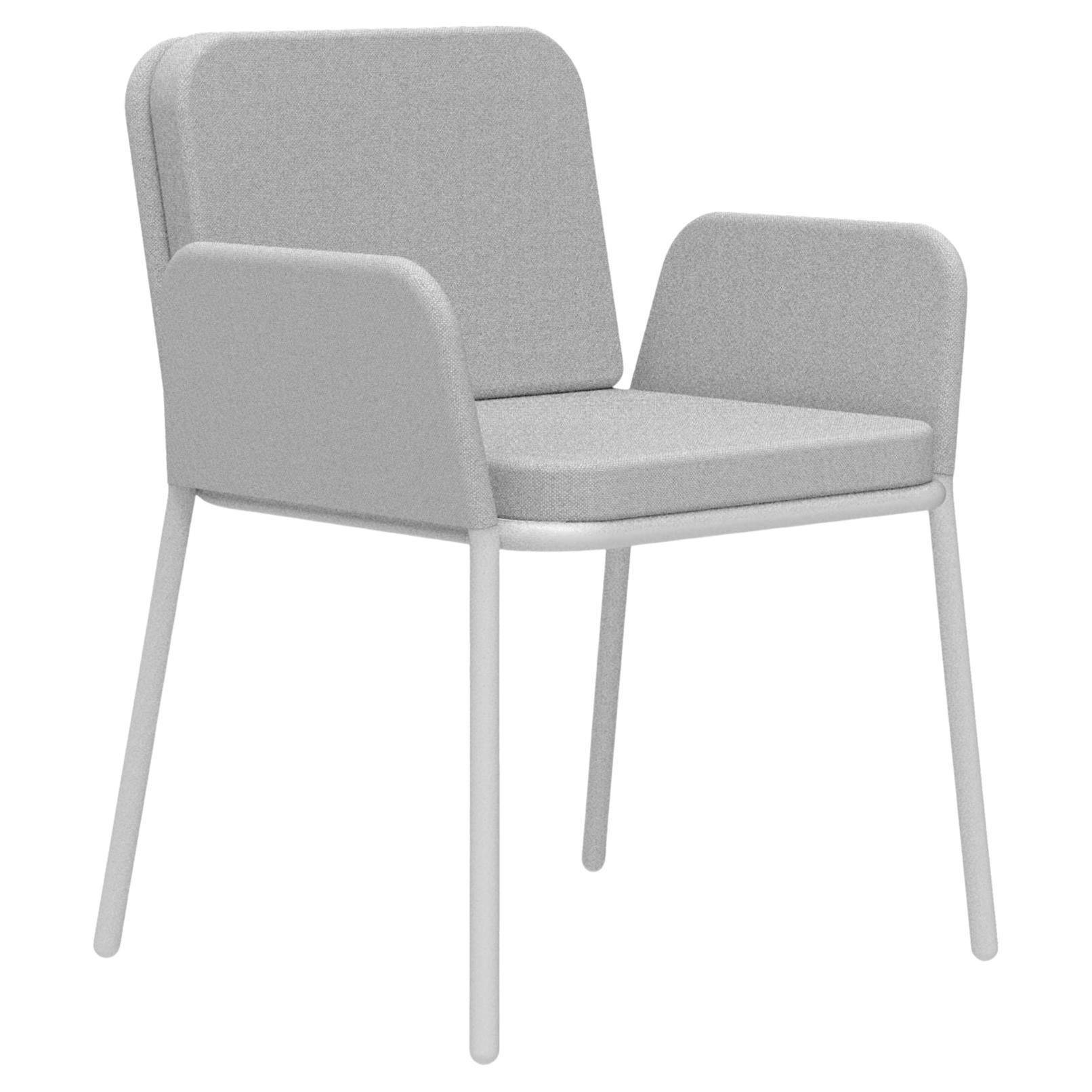 Weißer Sessel mit Deckel von Mowee im Angebot