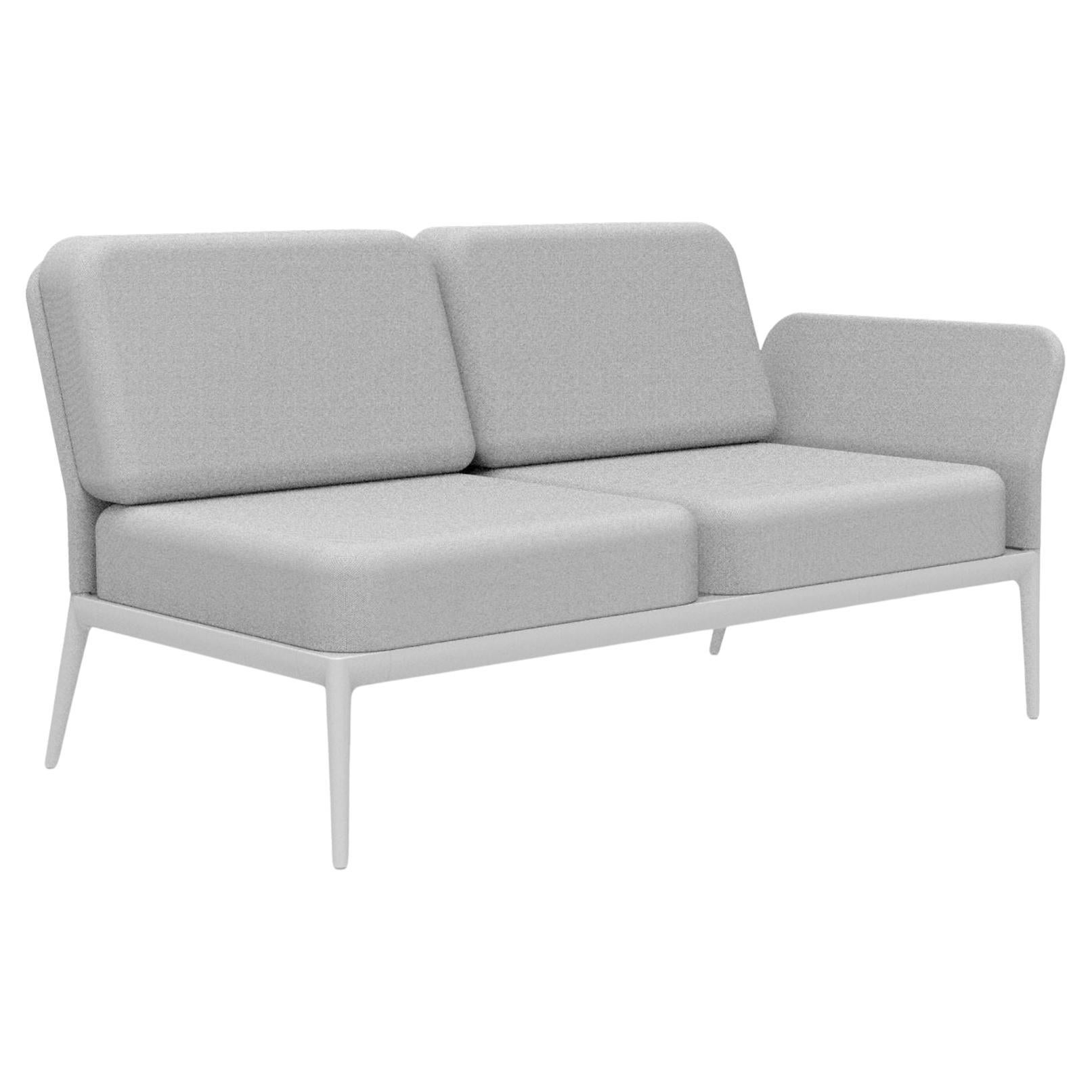 Cover White Double Left Modular Sofa by Mowee For Sale