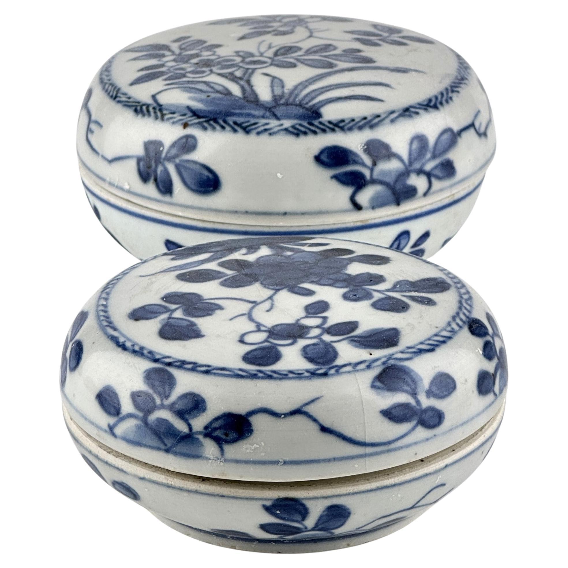 Boîtes couvertes du bateau de Mau, Dynastie Qing, règne de Yongzheng
