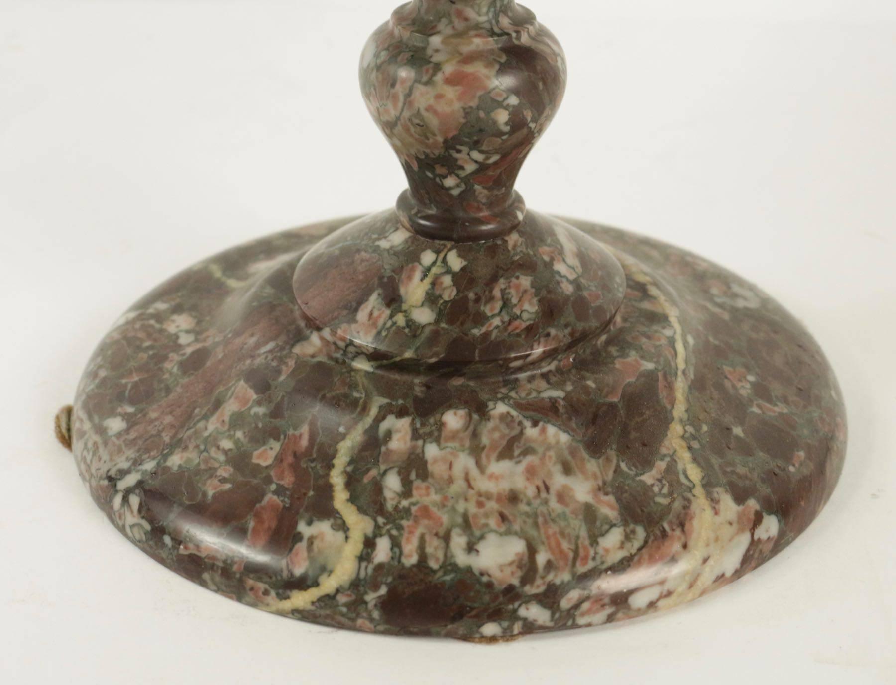 Coppa coperta in marmo del XIX secolo In condizioni buone in vendita a Saint-Ouen, FR