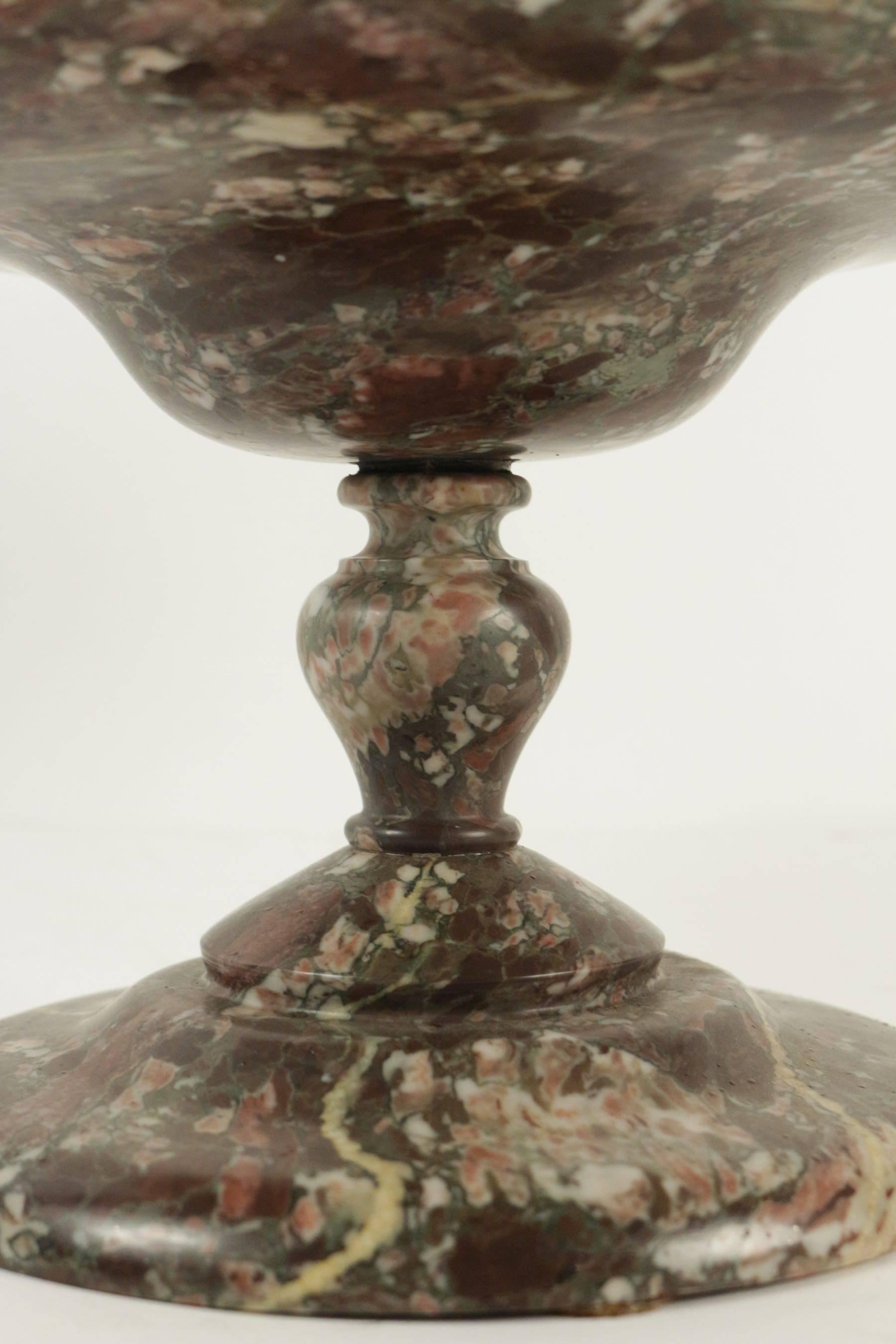 Covered Cup in Marble from the 19th Century For Sale 2