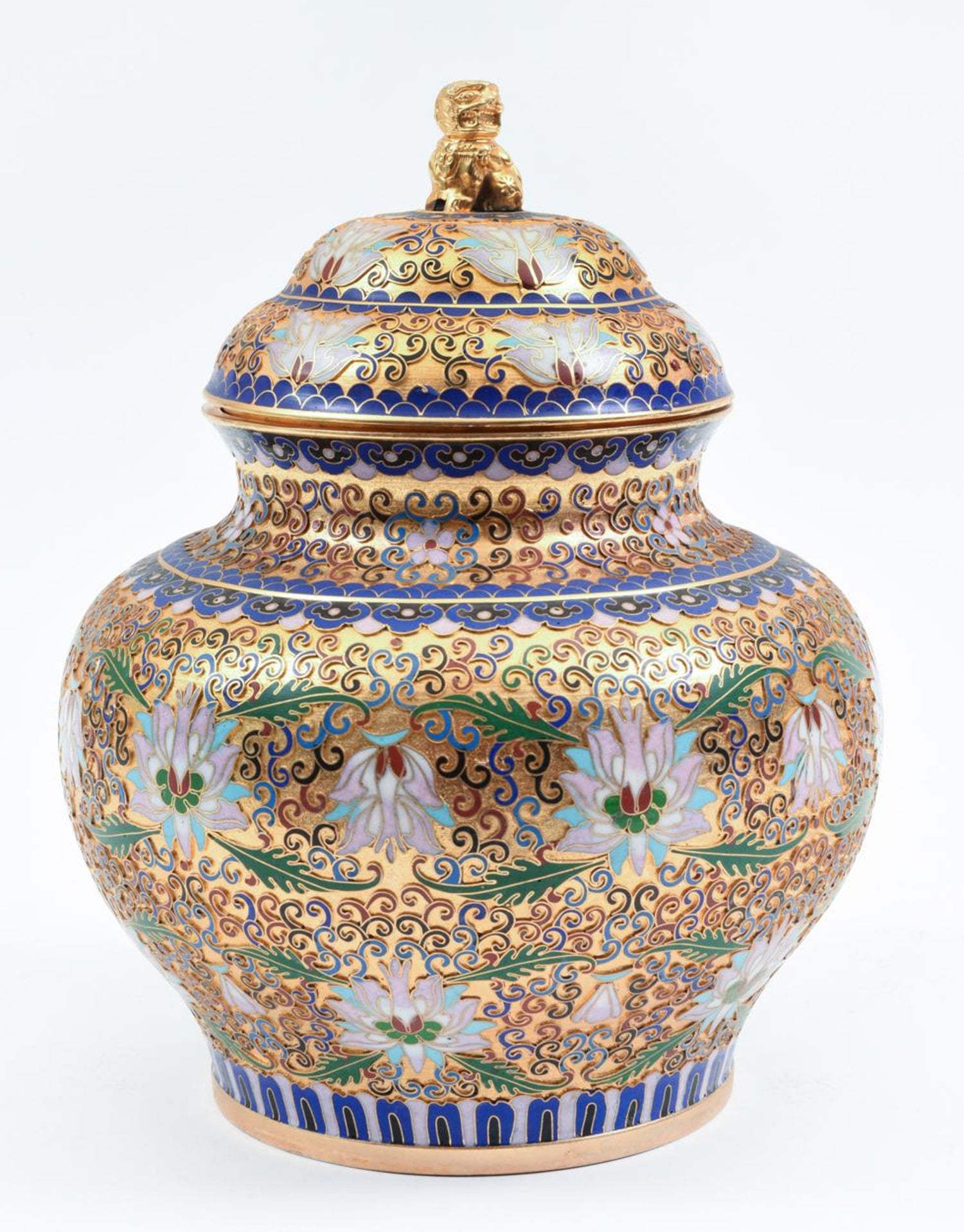 Covered Decorative Cloisonne Urn Piece For Sale At 1stdibs