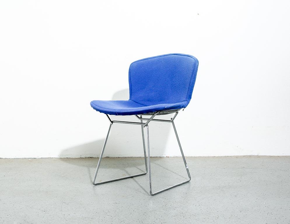 Late 20th Century Covered Harry Bertoia Wire Dining Chairs for Knoll
