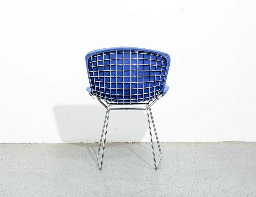 Covered Harry Bertoia Wire Dining Chairs for Knoll 1