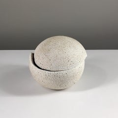 Covered Orb Vessel Pottery by Yumiko Kuga
