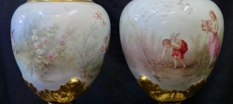 Covered Urns 'attributed to Sevres' For Sale 1