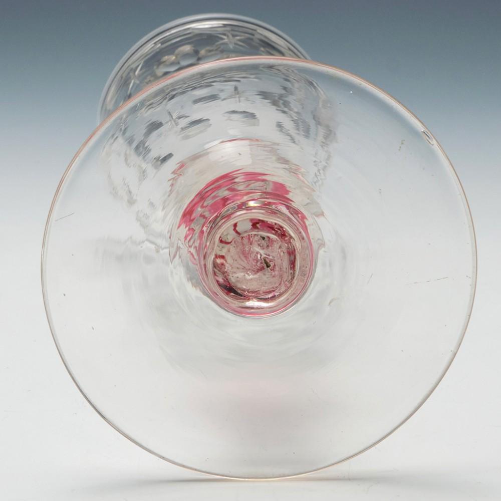 Covered Wine Goblet With Colour Twist Stem, c1730 2