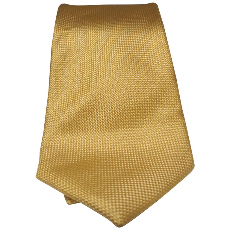 Coveri Vintage yellow tie For Sale at 1stDibs
