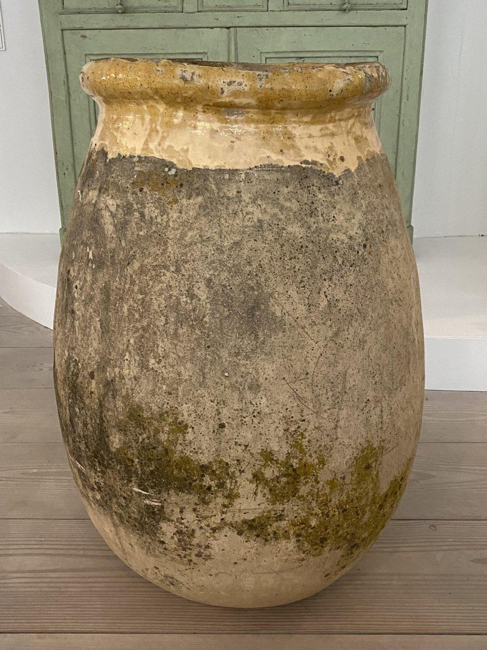 Vernissé Jarre de rangement très convoitée en poterie ancienne de Biot, datant d'avant les années 1900 en vente