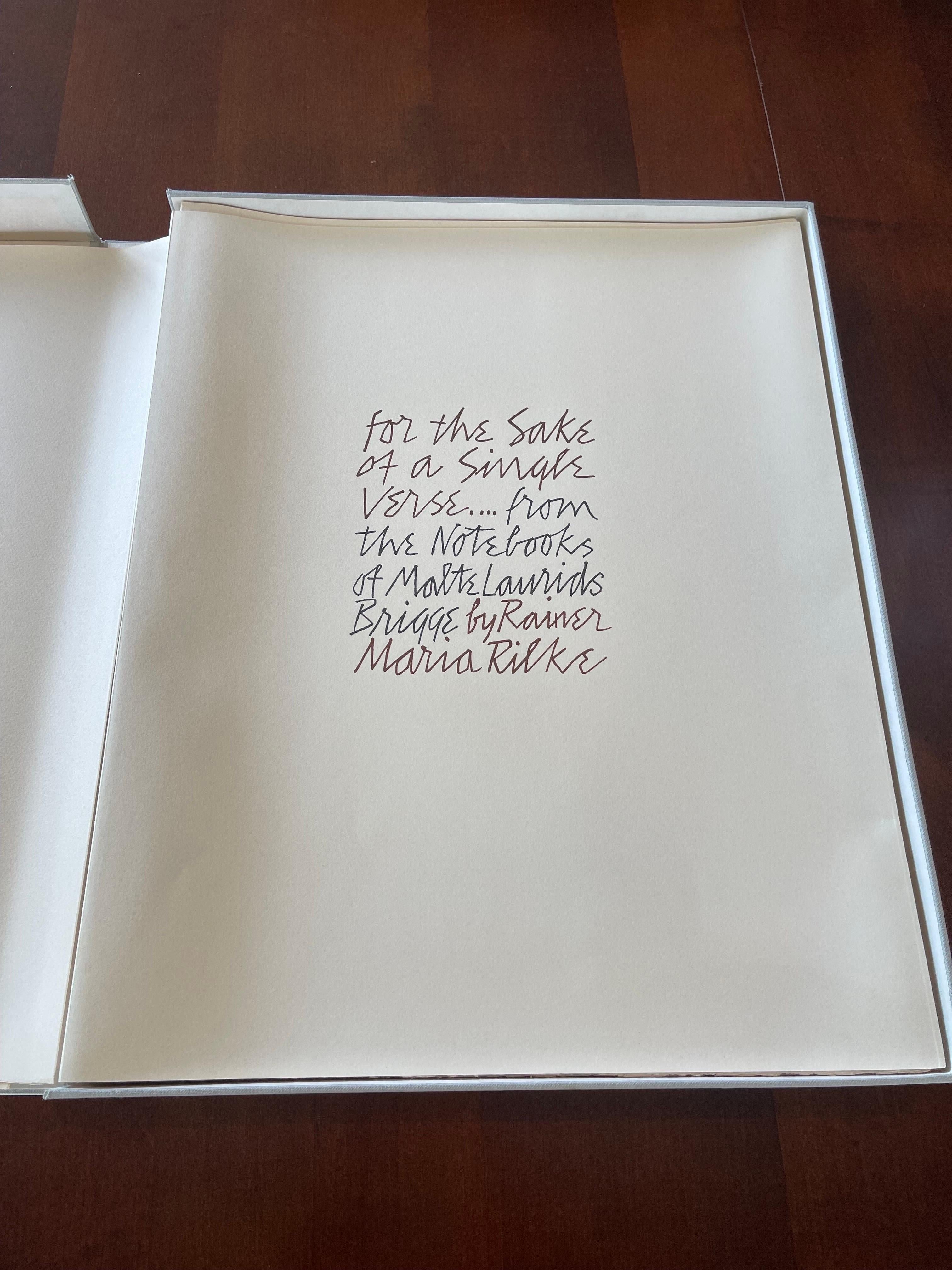 Coveted Ben Shahn Limited Edition Portfolio #234 with 24 Lithographs R. M. Rilke For Sale 5