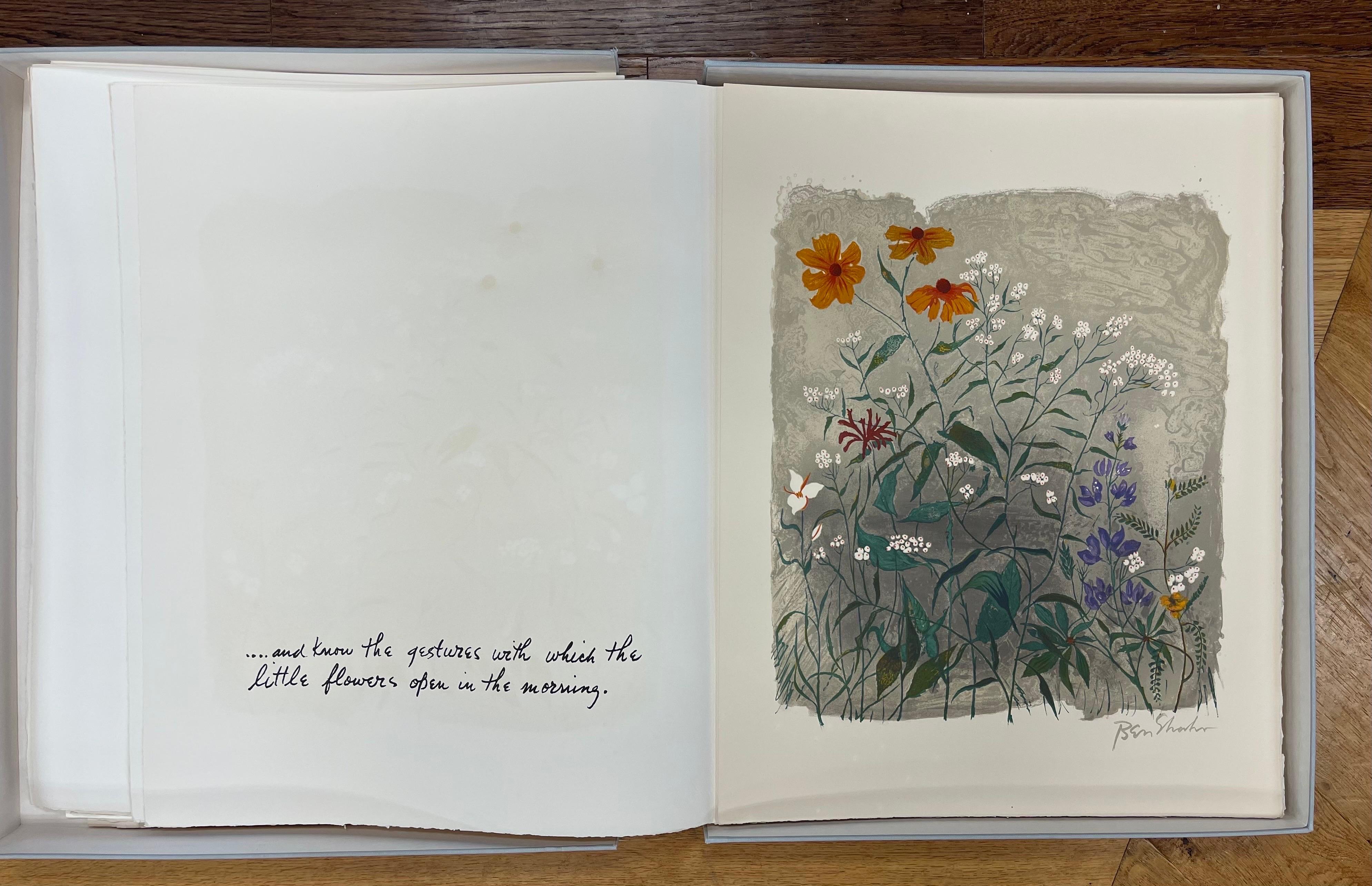 Coveted Ben Shahn Limited Edition Portfolio #234 with 24 Lithographs R. M. Rilke For Sale 10