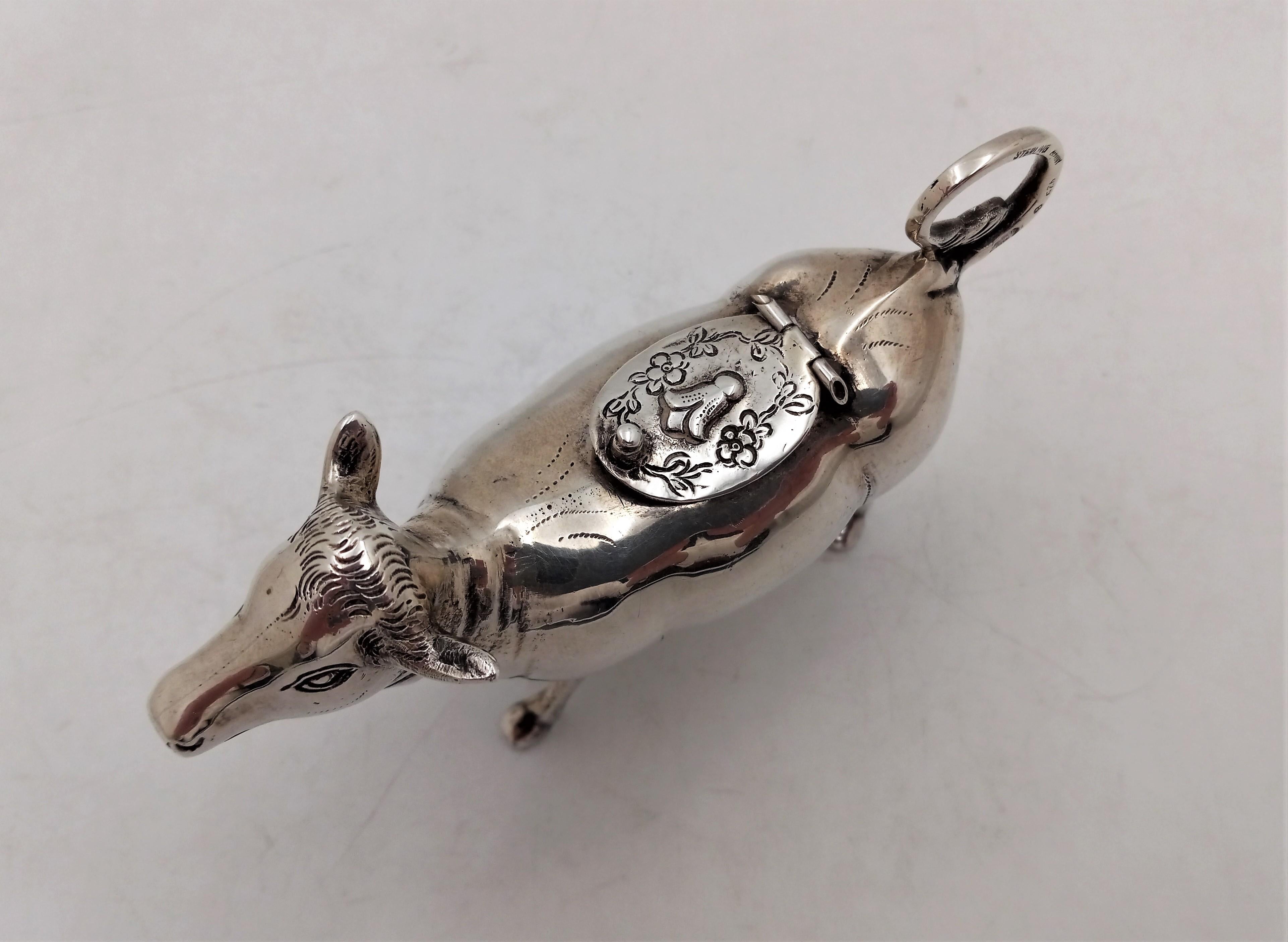 silver cow creamer