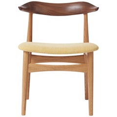 Kuhhorn-Stuhl aus gemischtem Holz:: von Knud Færch aus Warm Nordic