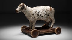 Cow Pull Toy, Sweden 1840