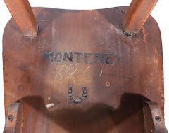 Escritorio y silla estilo rancho vaquero californiano by Monterey