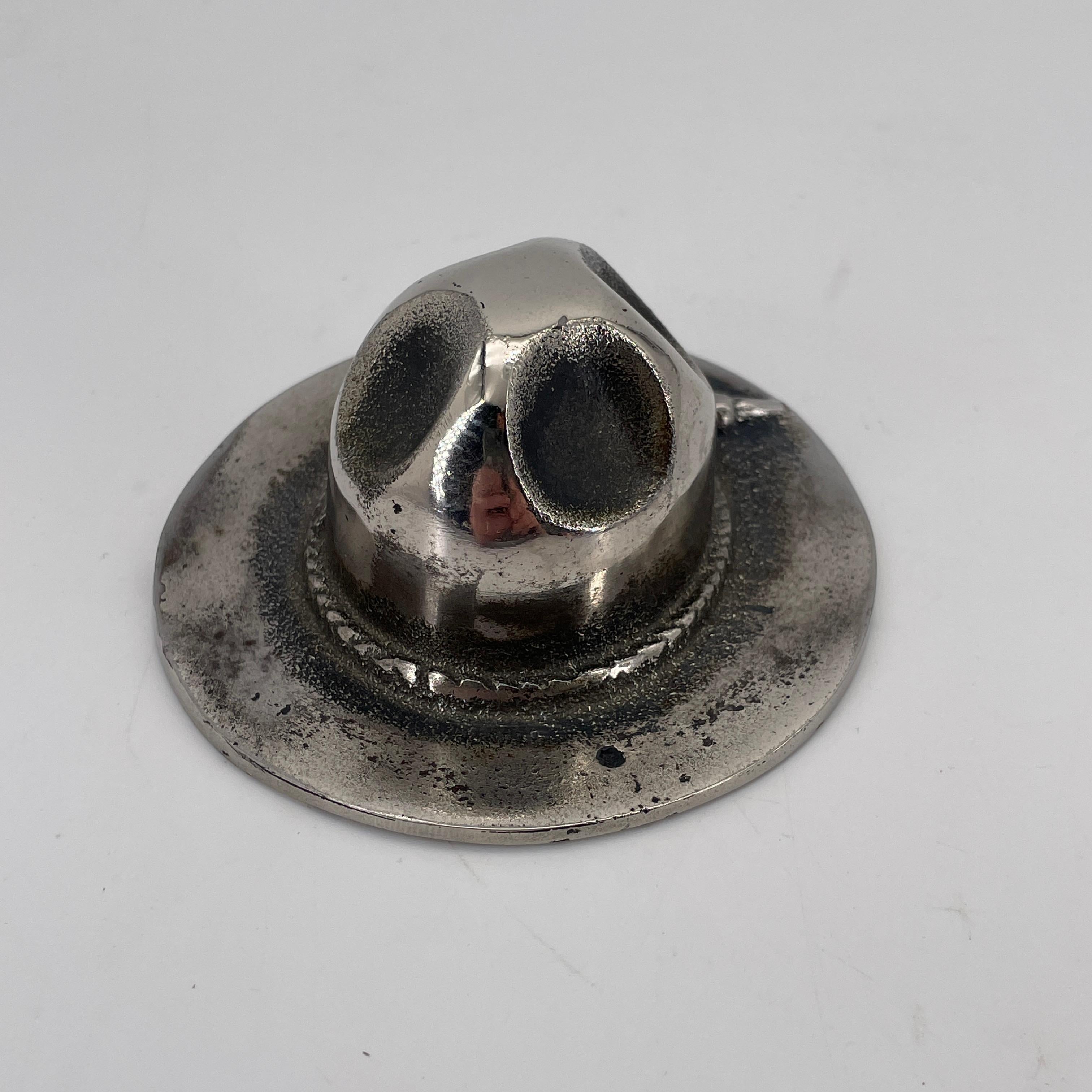 Americano Cappello da cowboy in nichel fermacarte Rough Rider 1st US Volunteer Calvary Western