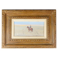 Used "Cowboy on the Plains" Original Oil Painting by Ace Powell