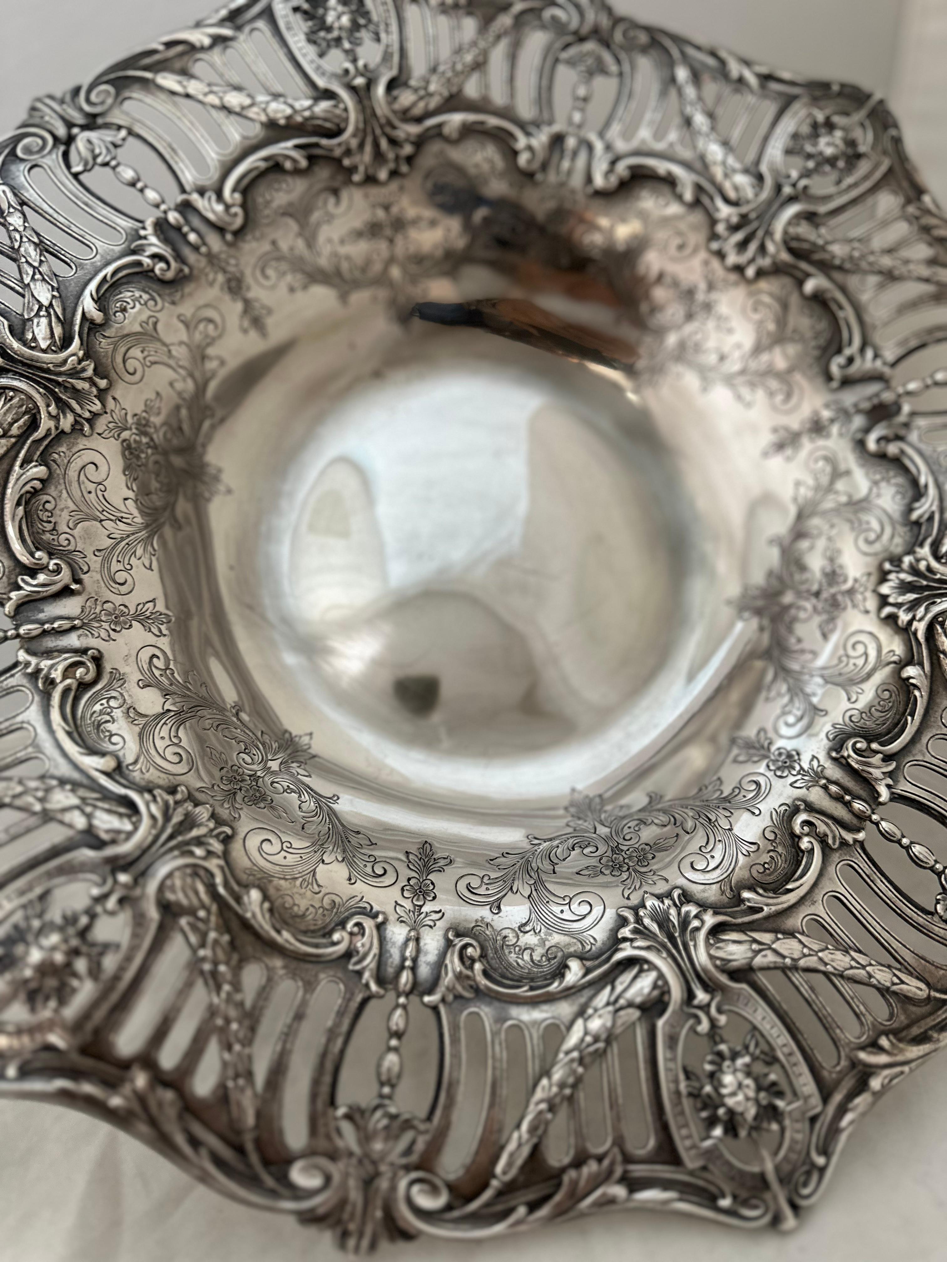 Art Nouveau Cowell & Hubbard Sterling Silver Centerpiece