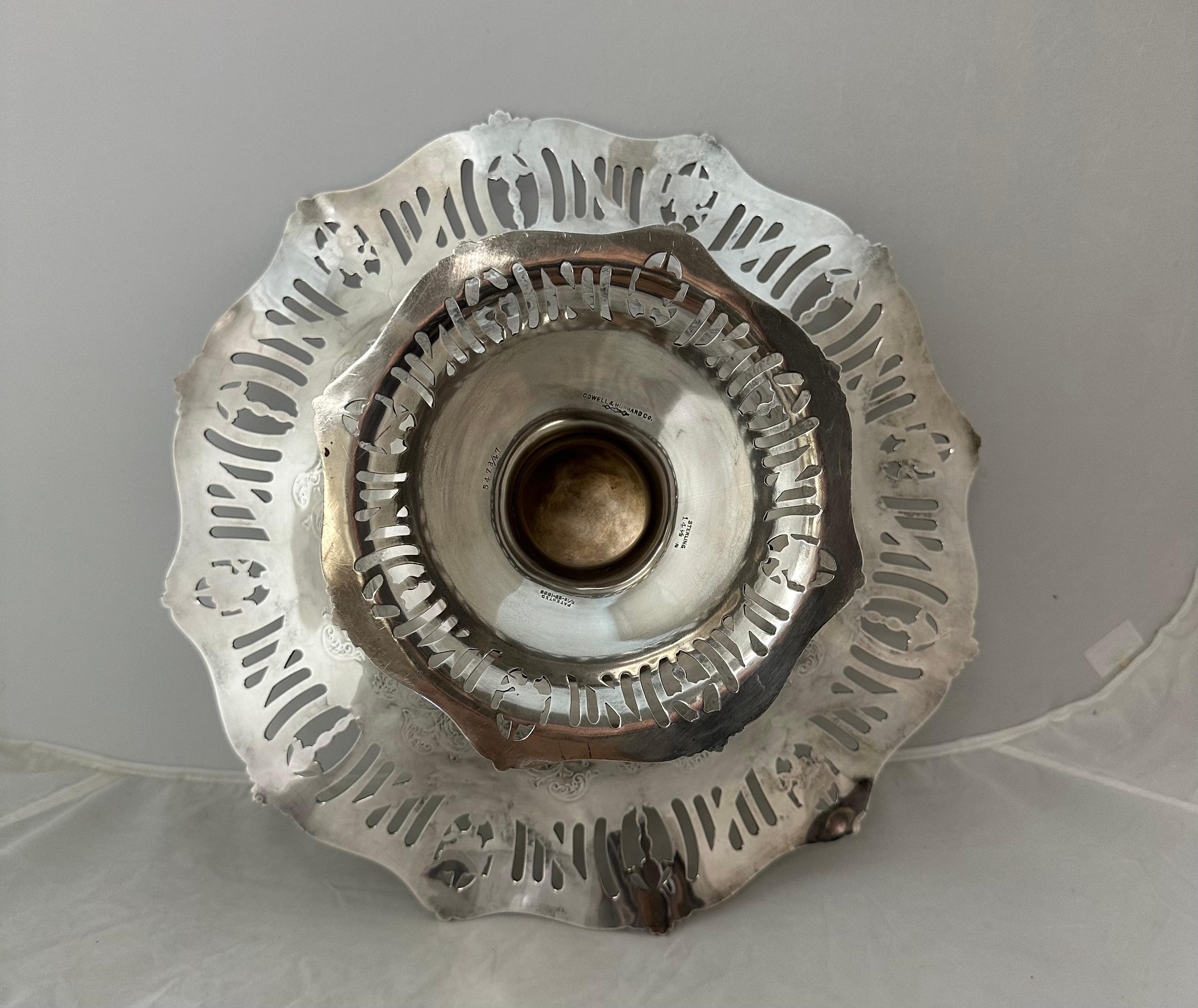 Cowell & Hubbard Sterling Silver Centerpiece 1