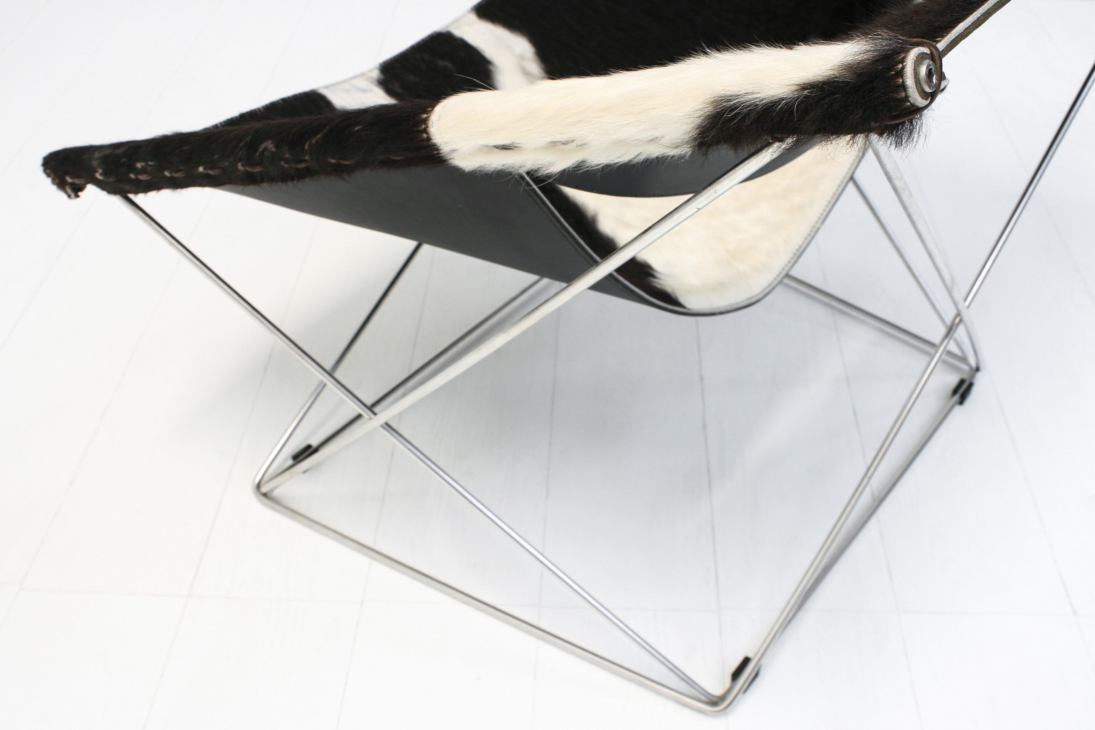 Cowhide F675 Butterfly Chair by Pierre Paulin for Artifort For Sale 1