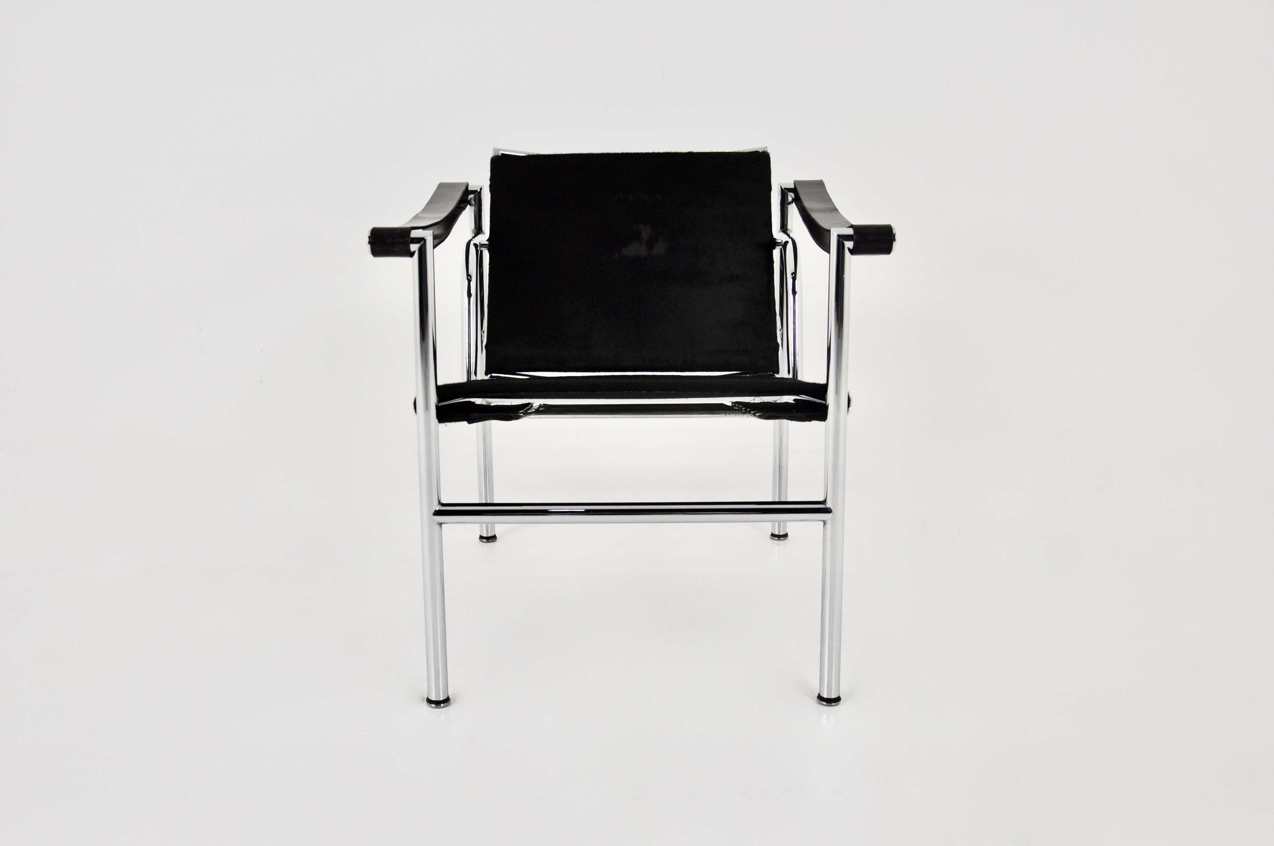 Sessel LC1 aus Rindsleder von Le Corbusier für Cassina, 1970er Jahre (Französisch) im Angebot