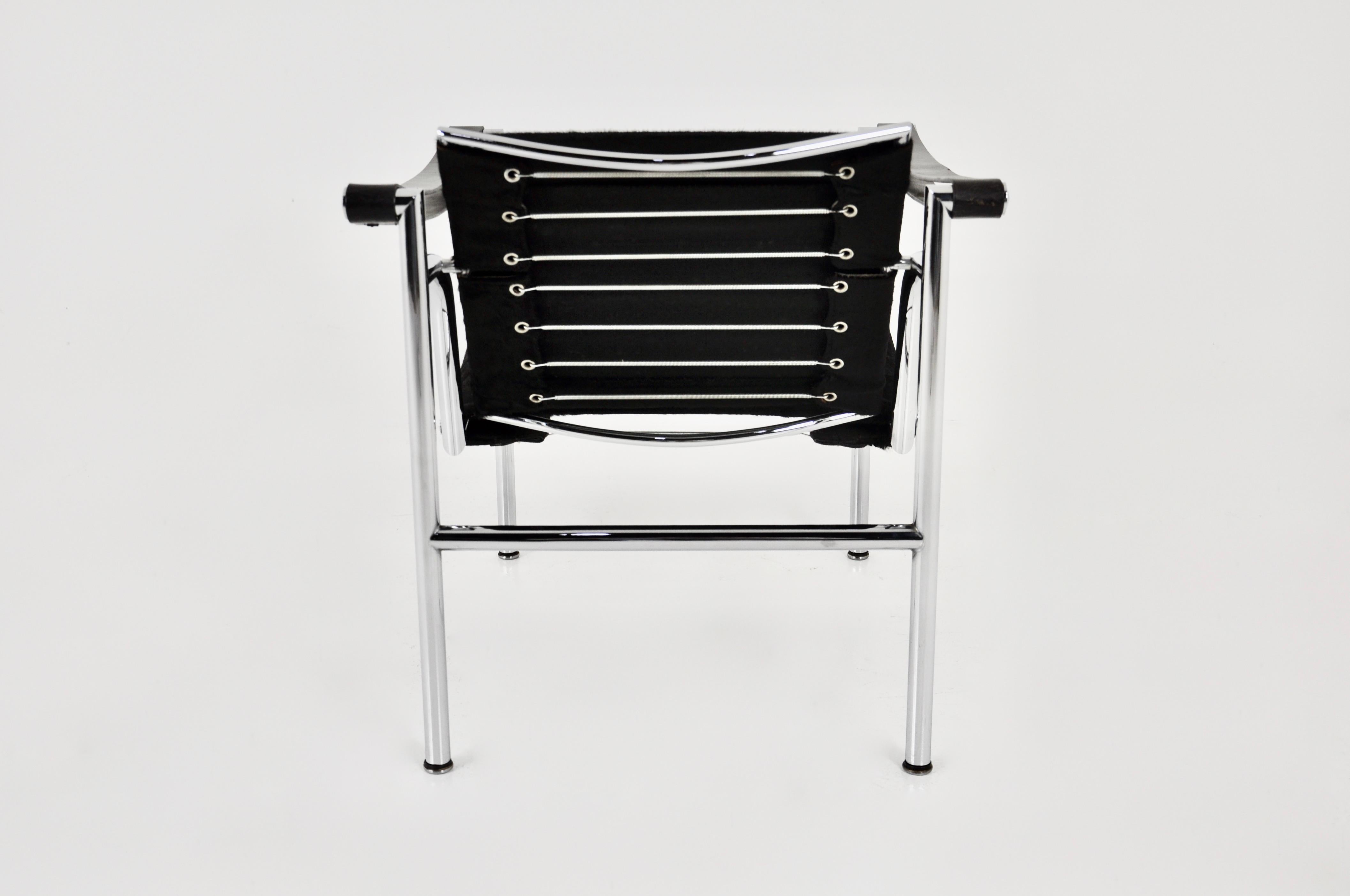 Sessel LC1 aus Rindsleder von Le Corbusier für Cassina, 1970er Jahre (Ende des 20. Jahrhunderts) im Angebot
