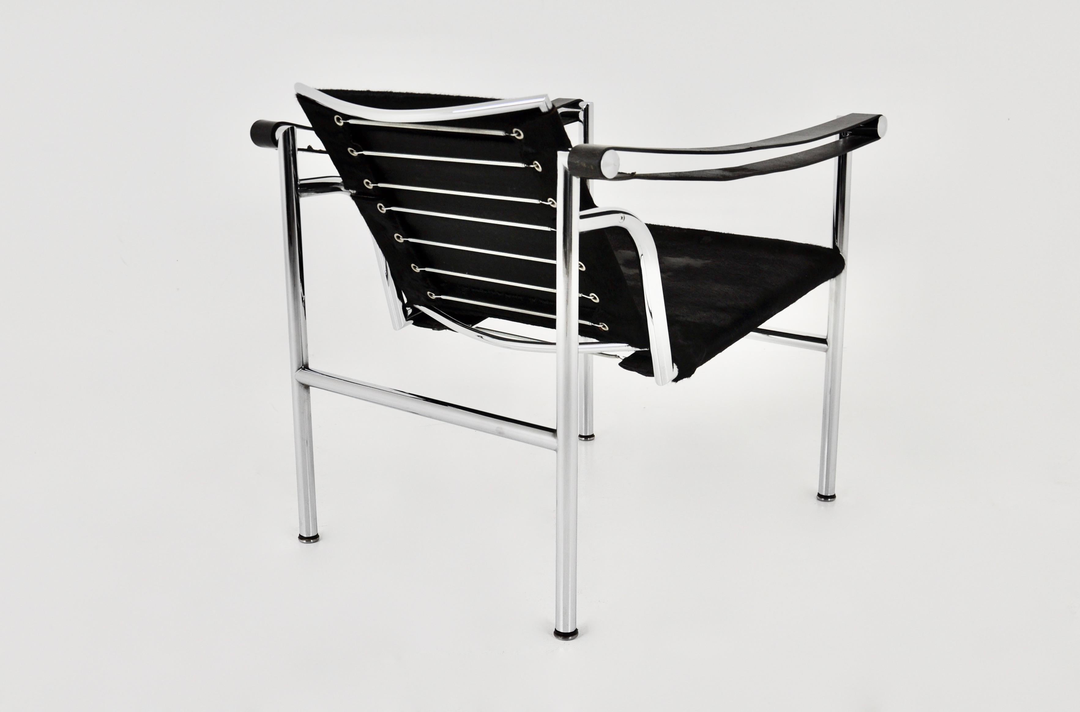 Sessel LC1 aus Rindsleder von Le Corbusier für Cassina, 1970er Jahre im Angebot 1