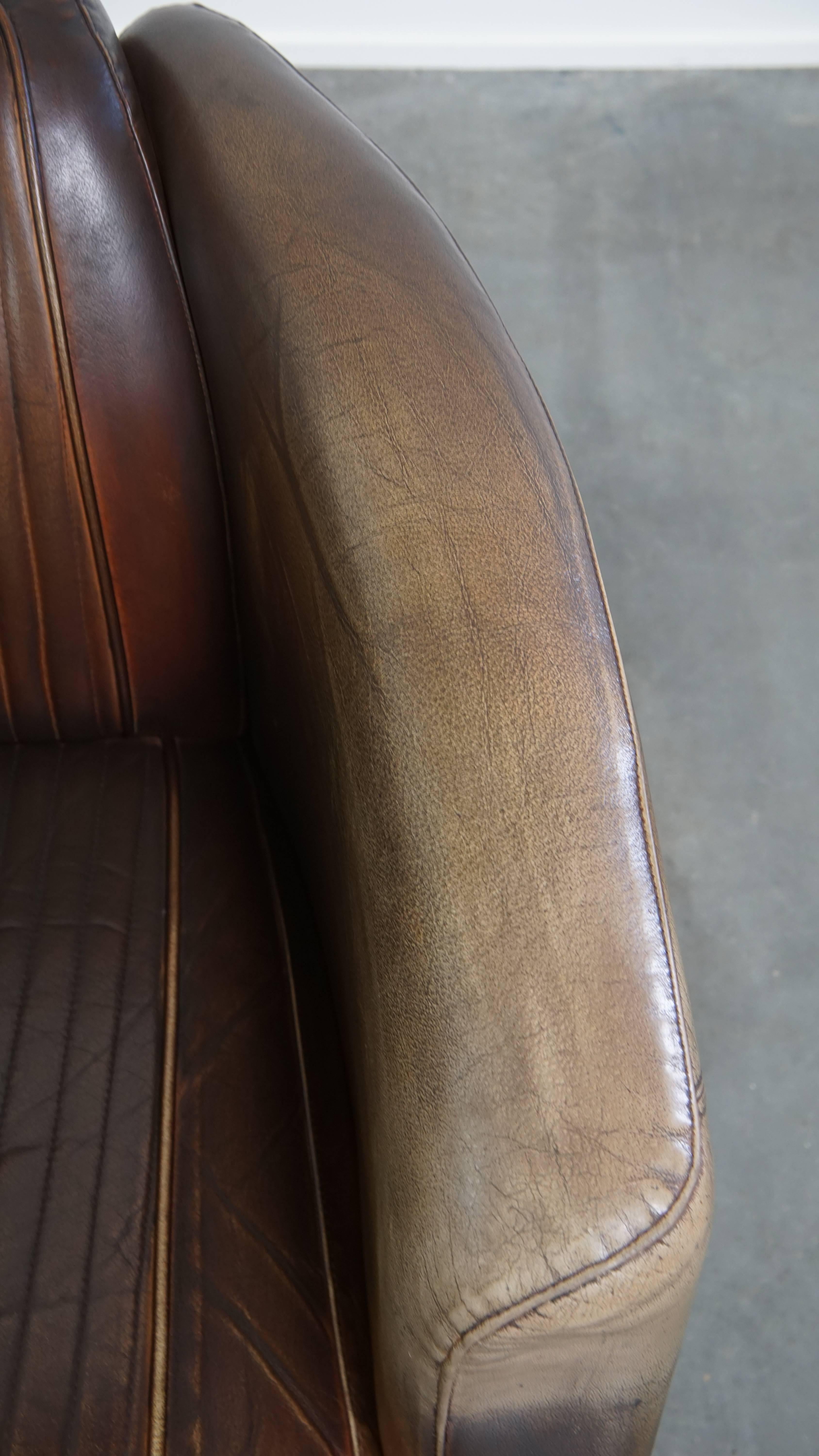 Poltrona Chesterfield Aviator in pelle di vacchetta in vendita 1