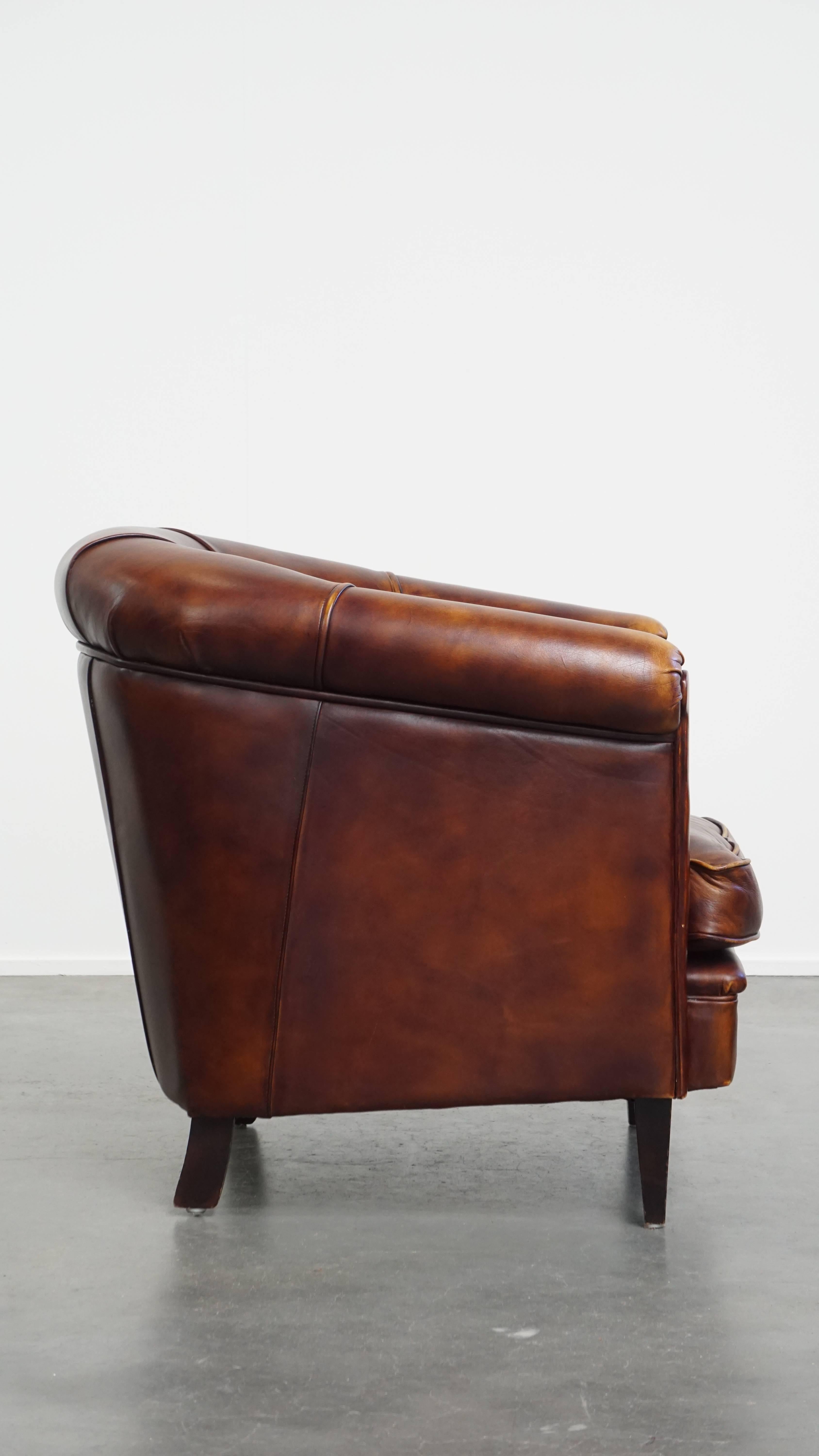 Silla Club de Piel de Vacuno Estilo Inglés Romano clásico en venta