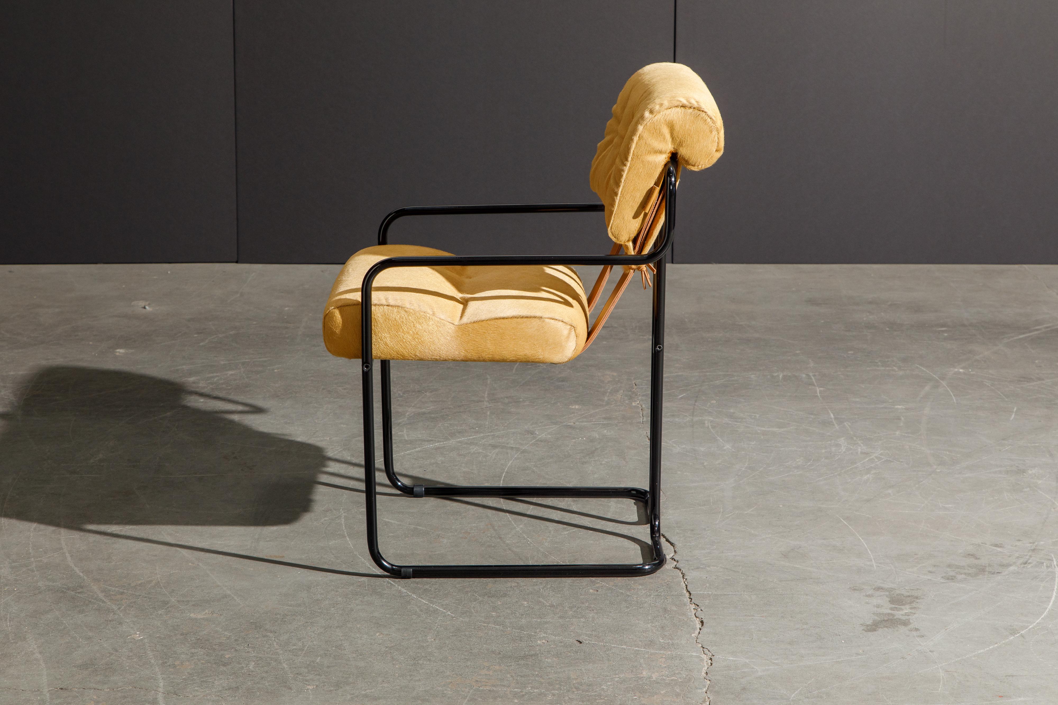 Cowhide Leather Tucroma Armchair by Guido Faleschini for Mariani, New For Sale 1
