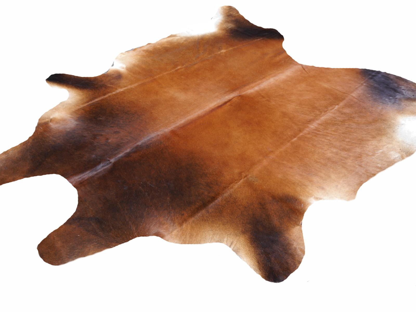 Brazilian Cowhide Rug Brown Extra Large Size