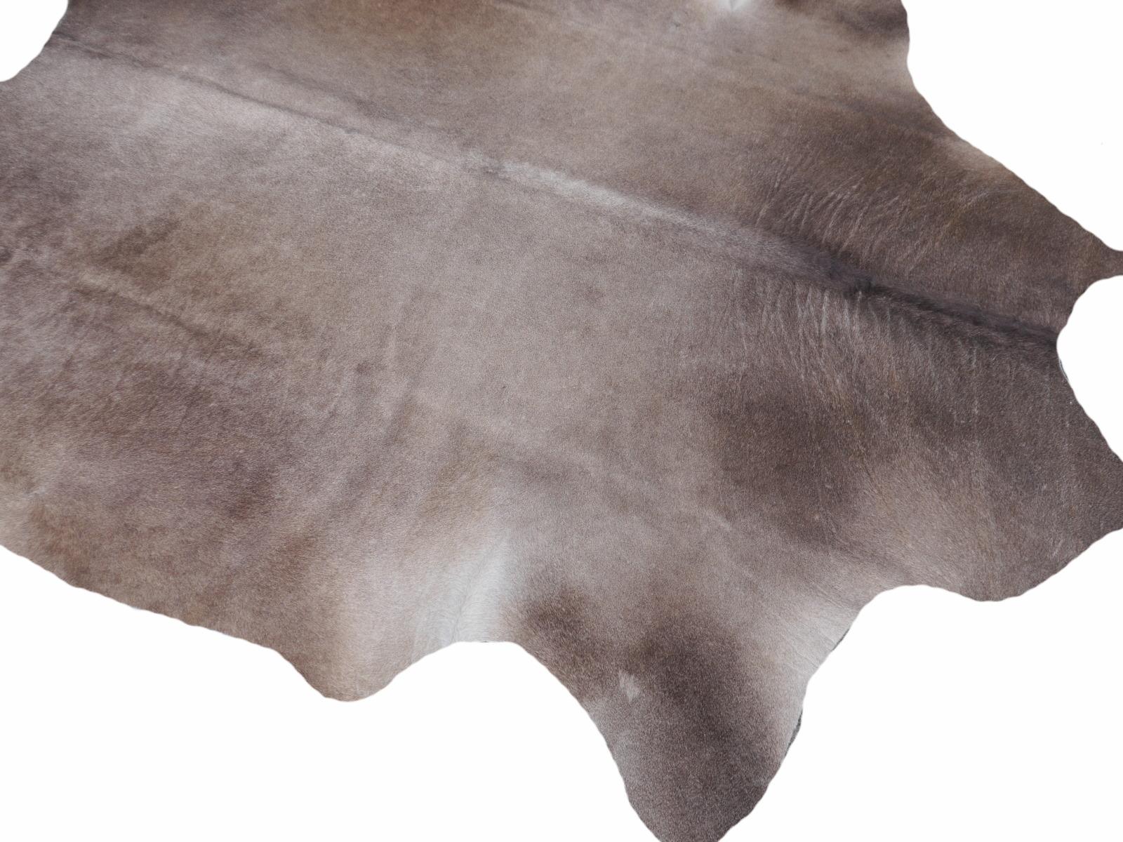 Cowhide Rug Brown Grey Large Size In New Condition In Lohr, Bavaria, DE
