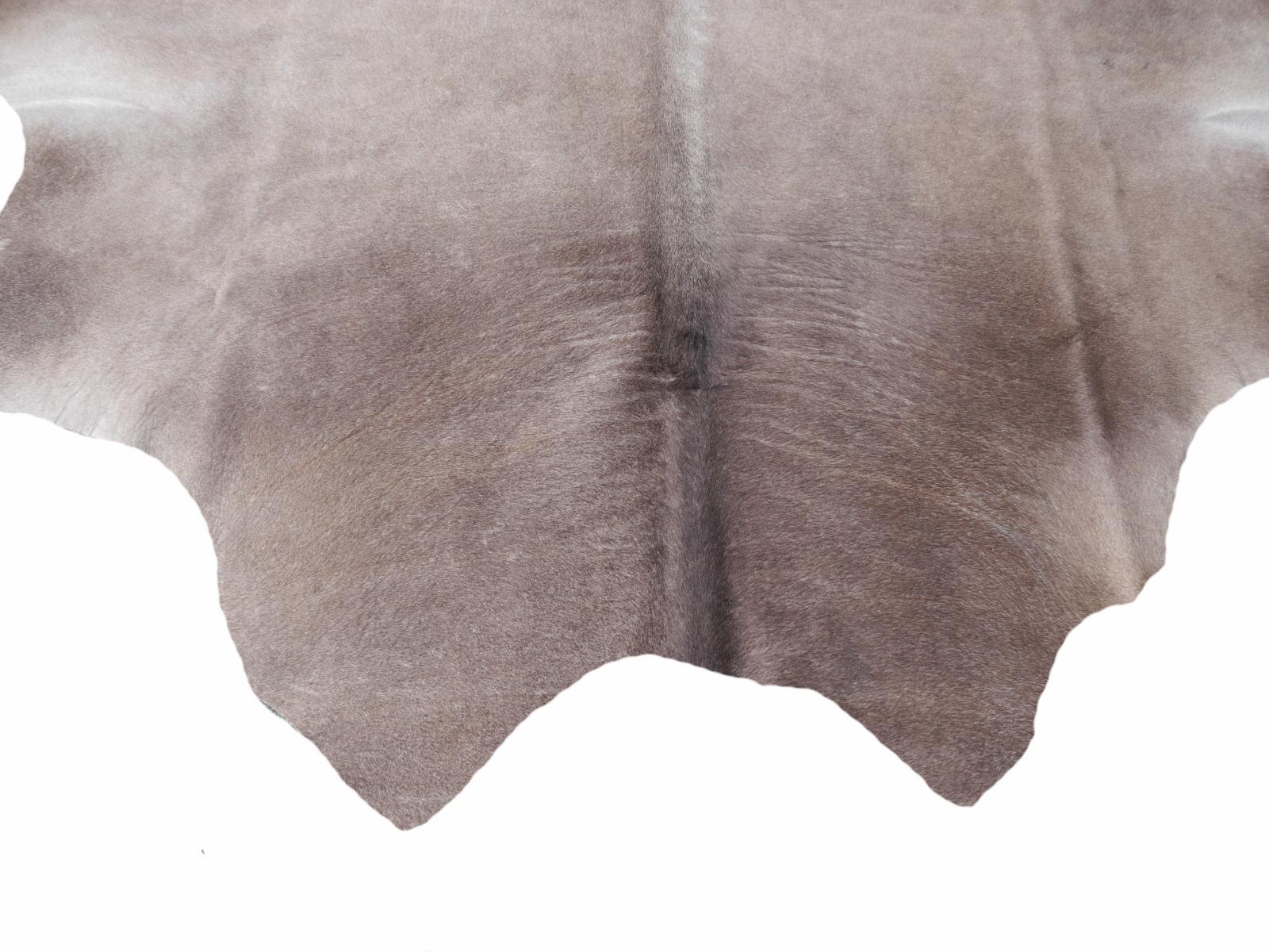 Contemporary Cowhide Rug Brown Grey Large Size