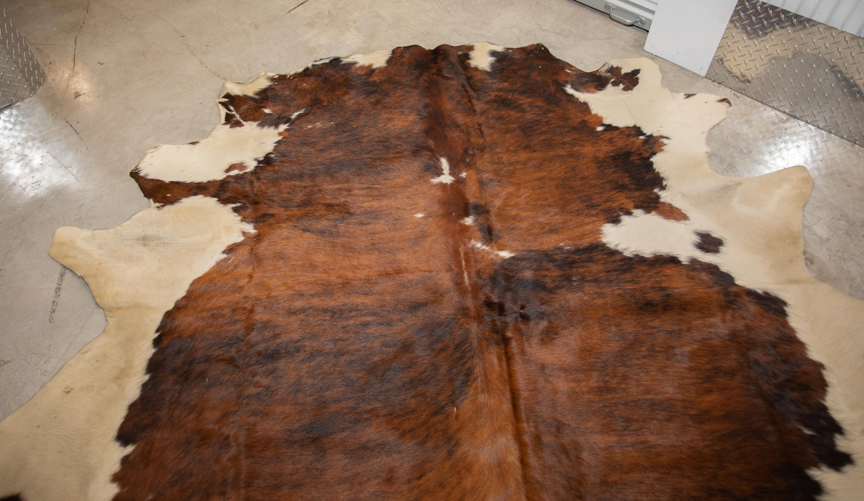 Late 20th Century Cowhide Rug For Sale