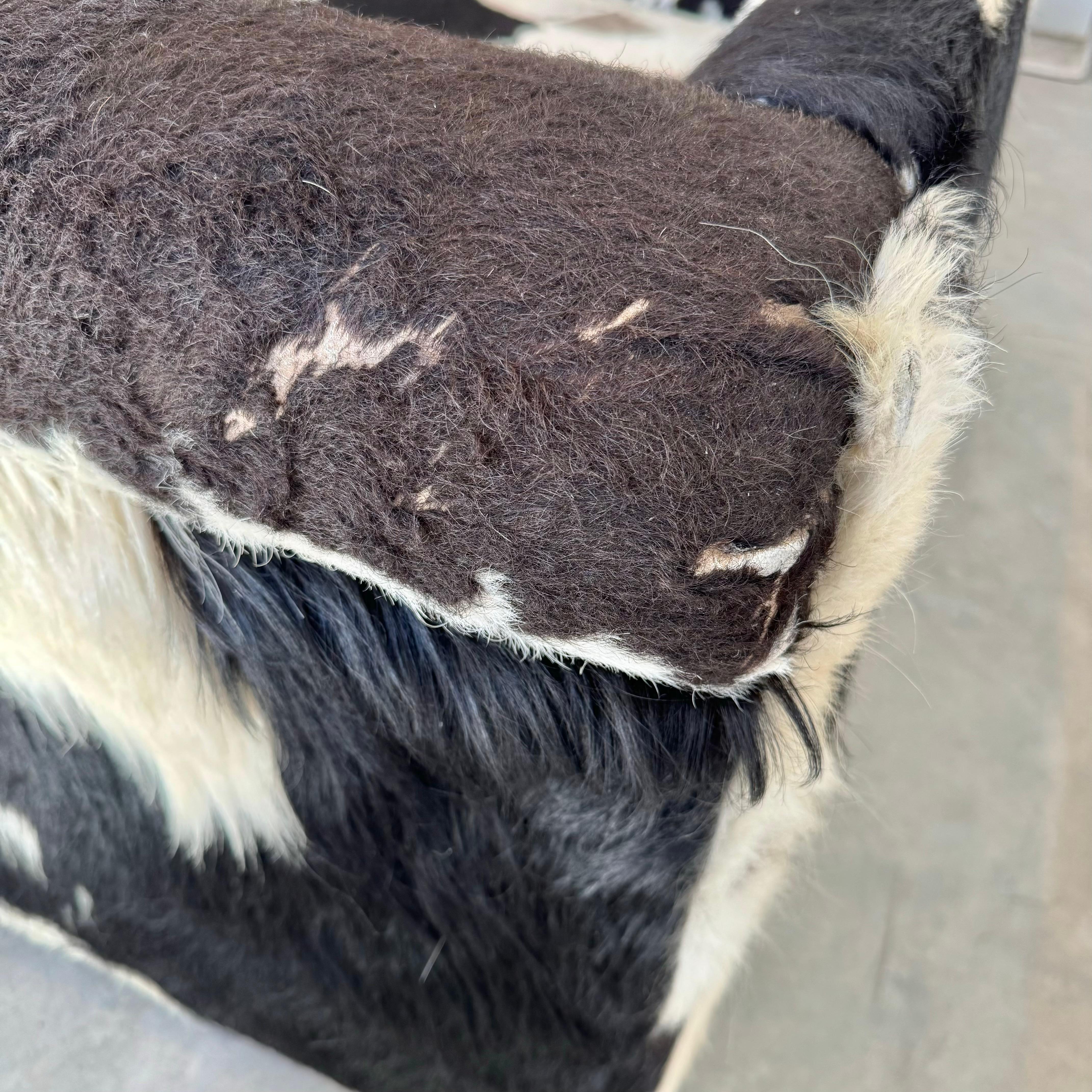 Cowhide Sofa, 1980s USA 9