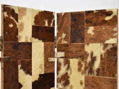 Cowhide Standing Screen