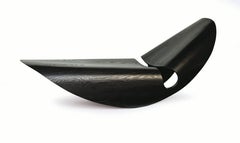Cowrie, Ebonised Ash Bent Plywood Rocking Chaise Longue by Made in Ratio