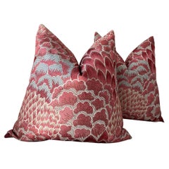 Cowtan and Tout “Coromandel” in Lacquer 22” Down-Filled Pillows - a Pair