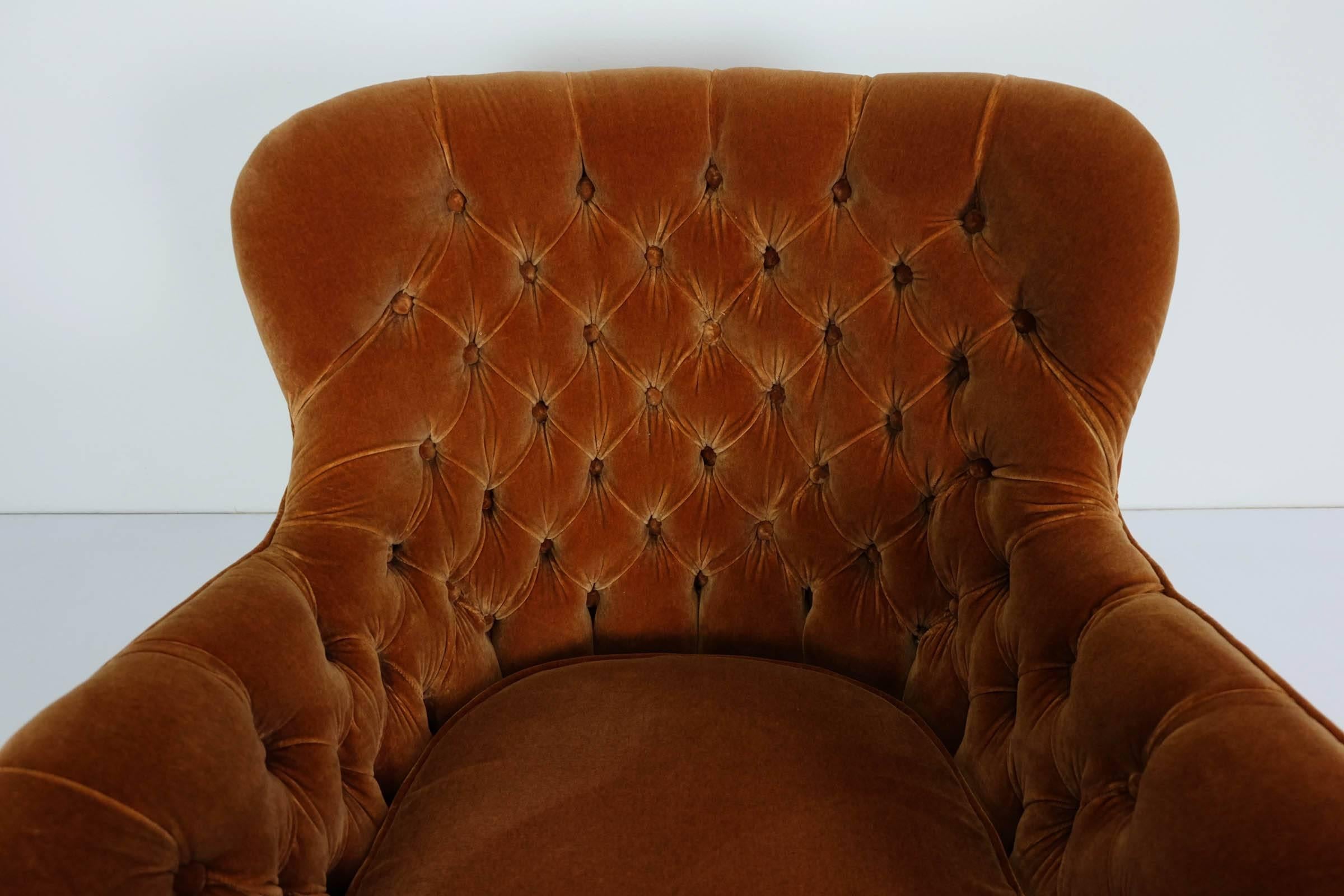 Cozy Elegant Lobby Lounge Chair Elias Svedberg, DK, Sweden 1940 In Excellent Condition In Morbio Inferiore, CH
