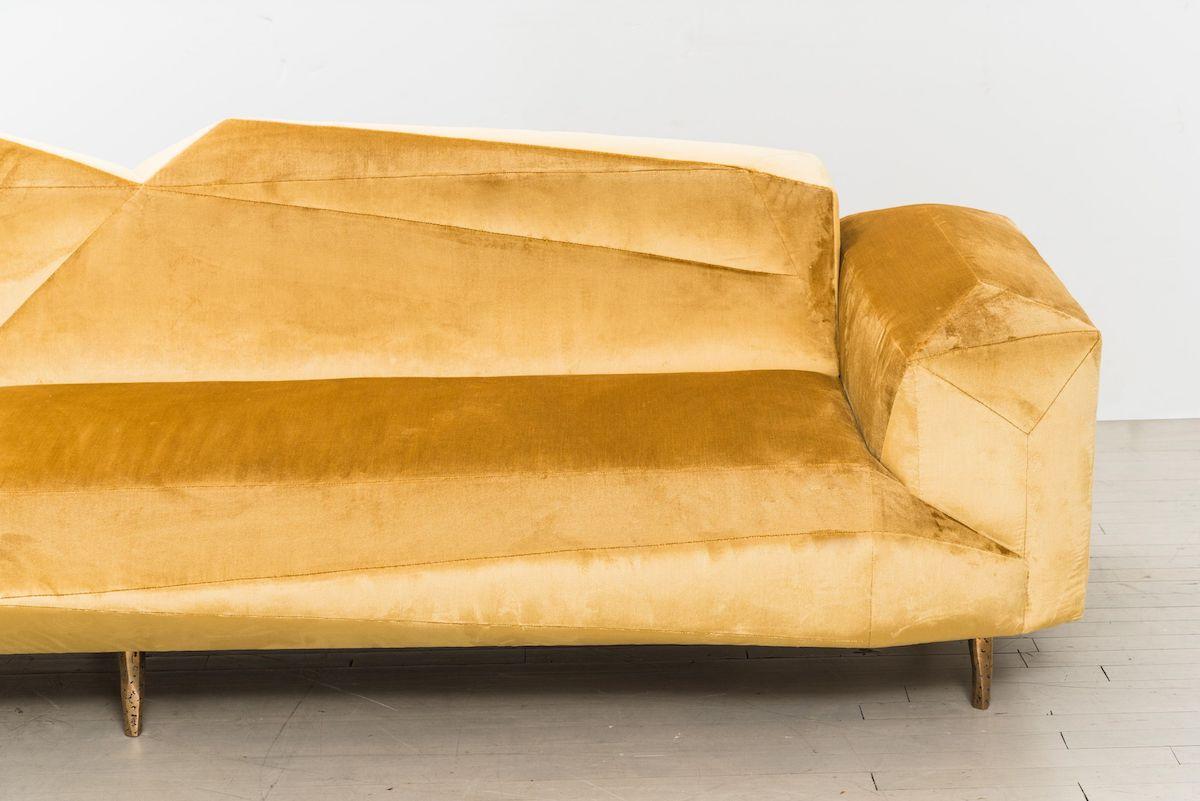 Contemporary Cozy L-Shape Sofa, DE For Sale
